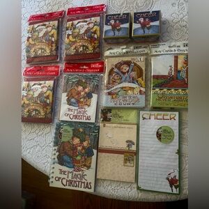 Mary Engelbreit -Christmas cards, note cards, petite boxes, journal